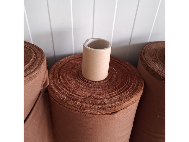 3x rol canvas bekledingsstof, terra - afbeelding 5 van  6