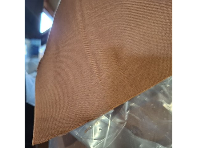 3x rol fijne canvas bekledingsstof, terra - afbeelding 5 van  6