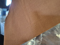 3x rol fijne canvas bekledingsstof, terra - afbeelding 5 van  6