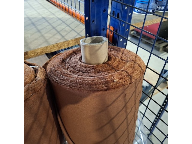 3x rol fijne canvas bekledingsstof, terra - afbeelding 6 van  6