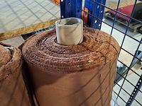 3x rol fijne canvas bekledingsstof, terra - afbeelding 6 van  6