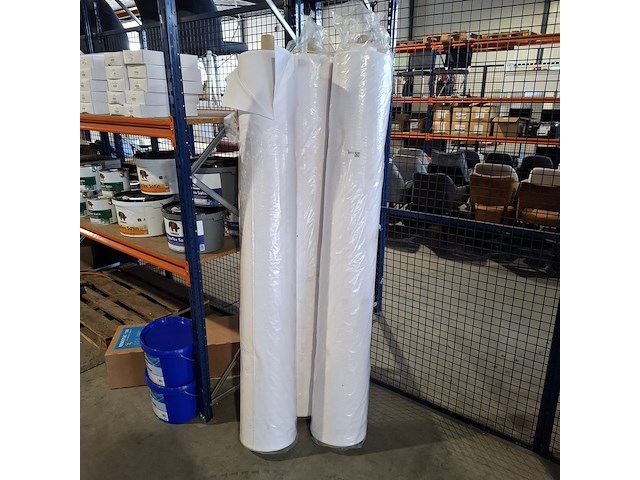3x rol stof voor stucloper en spatkleden - afbeelding 2 van  6