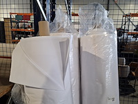 3x rol stof voor stucloper en spatkleden - afbeelding 3 van  6