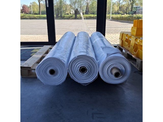 3x rol stof voor stucloper en spatkleden - afbeelding 2 van  4