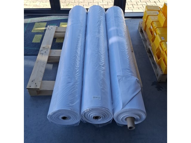 3x rol stof voor stucloper en spatkleden - afbeelding 3 van  4