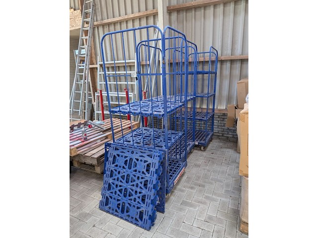 3x rolcontainer met modulaire opbouw - afbeelding 1 van  2