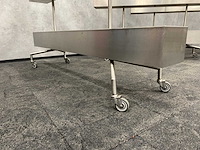 3x rvs verrijdbare divider/ plantenbak - afbeelding 7 van  9