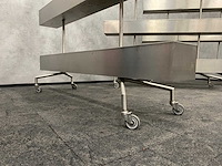 3x rvs verrijdbare divider/ plantenbak - afbeelding 8 van  9