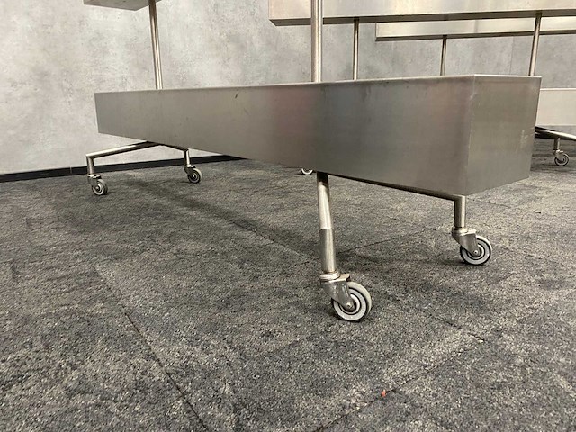 3x rvs verrijdbare divider/ plantenbak - afbeelding 7 van  9