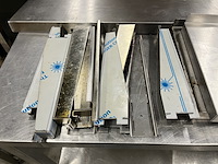 3x rvs wandplank (2x 140 cm, 1x 200 cm) - afbeelding 2 van  4