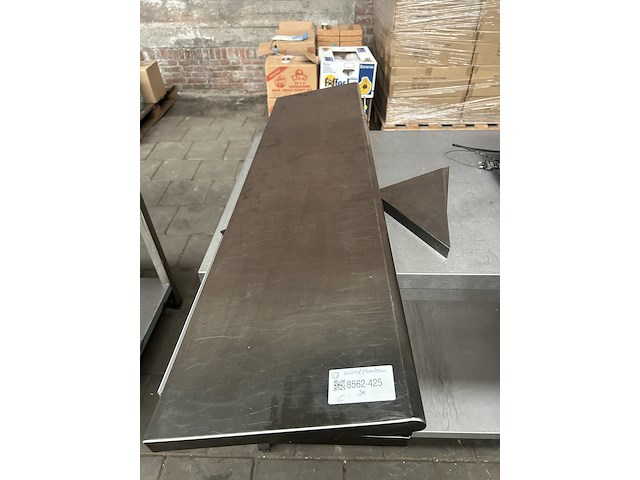 3x rvs wandplank - afbeelding 1 van  4
