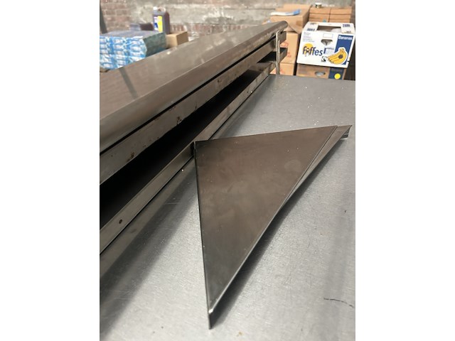 3x rvs wandplank - afbeelding 2 van  4