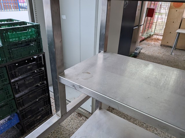 3x rvs werktafel - afbeelding 4 van  8