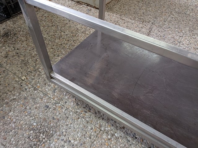 3x rvs werktafel - afbeelding 5 van  8