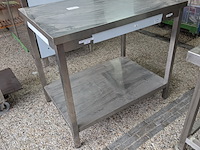 3x rvs werktafel - afbeelding 6 van  8