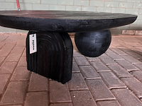 3x salontafels , woood, zwart - afbeelding 2 van  3