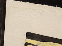 3x schilderijen, corneille etsen ingekleurd, pastel compositie - afbeelding 6 van  9