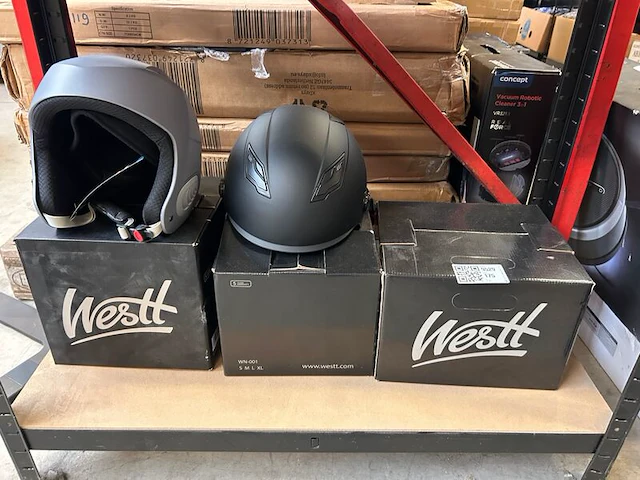 3x (scooter)helm westt - afbeelding 1 van  7