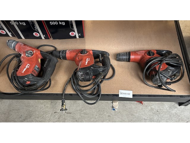 3x sds plus boorhamer met snoer hilti, te 7 - afbeelding 1 van  9