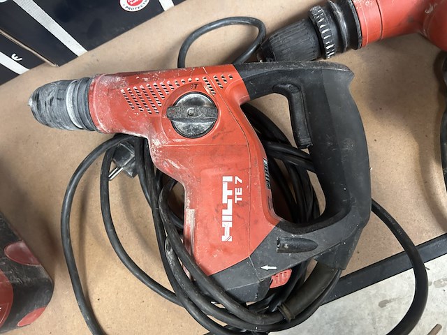 3x sds plus boorhamer met snoer hilti, te 7 - afbeelding 5 van  9