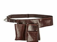 3x served with style gastro gear riemholsters, bruin - afbeelding 2 van  5