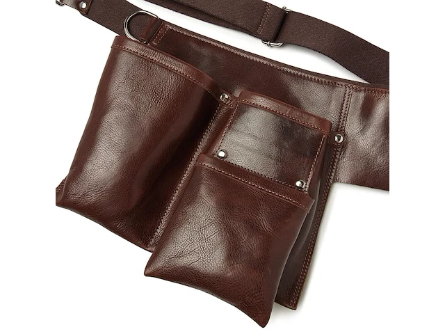 3x served with style gastro gear riemholsters, bruin - afbeelding 3 van  5