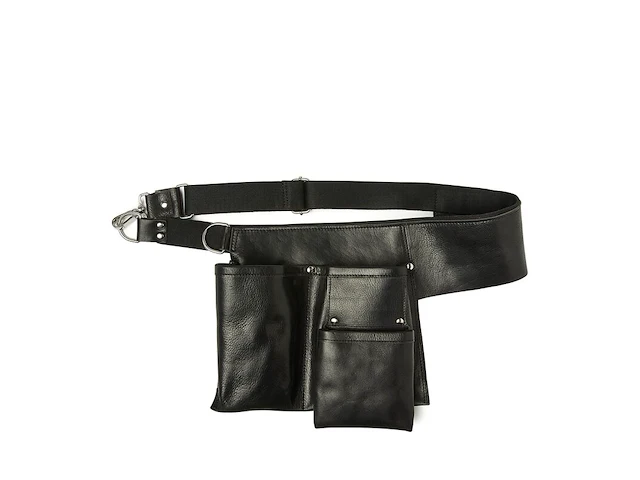3x served with style gastro gear riemholsters, zwart - afbeelding 2 van  5