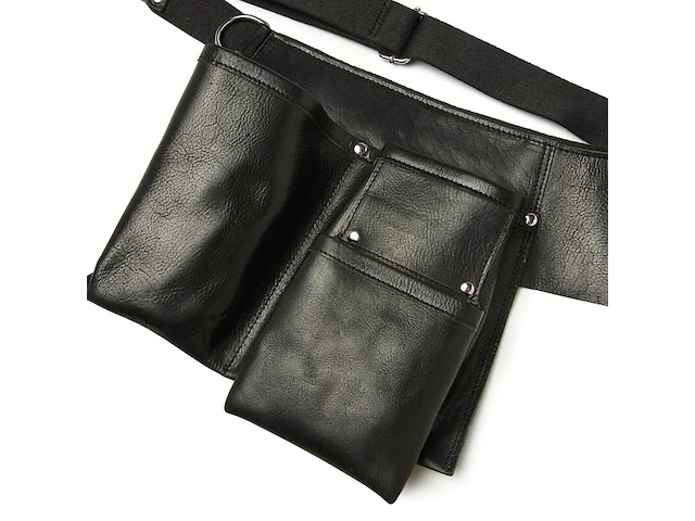 3x served with style gastro gear riemholsters, zwart - afbeelding 3 van  5
