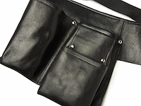 3x served with style gastro gear riemholsters, zwart - afbeelding 3 van  5