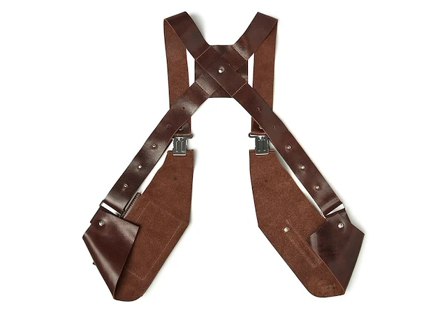 3x served with style gastro gear schouderholsters, bruin - afbeelding 4 van  5