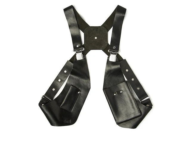 3x served with style gastro gear schouderholsters, zwart - afbeelding 2 van  5
