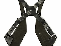 3x served with style gastro gear schouderholsters, zwart - afbeelding 4 van  5