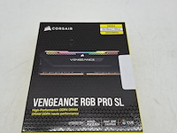 3x set a 2x geheugenkaart corsair, vengeance rgb pro sl 2x 8gb 3200mhz - afbeelding 1 van  6