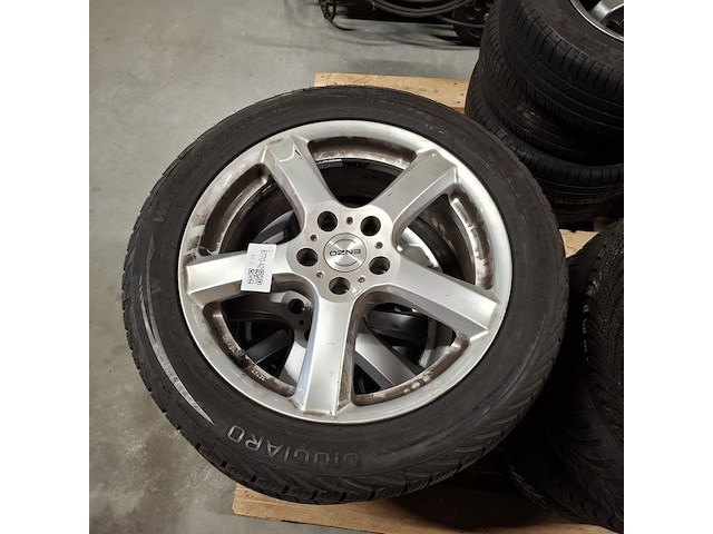 3x set banden met aluminium velgen, michelin / vredestein / hankook - afbeelding 5 van  9