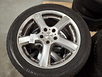 3x set banden met aluminium velgen, michelin / vredestein / hankook - afbeelding 5 van  9
