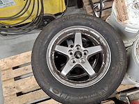 3x set banden met aluminium velgen, michelin / vredestein / hankook - afbeelding 6 van  9