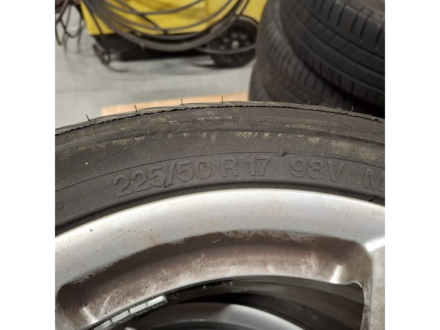 3x set banden met aluminium velgen, michelin / vredestein / hankook - afbeelding 7 van  9