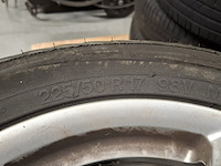 3x set banden met aluminium velgen, michelin / vredestein / hankook - afbeelding 7 van  9