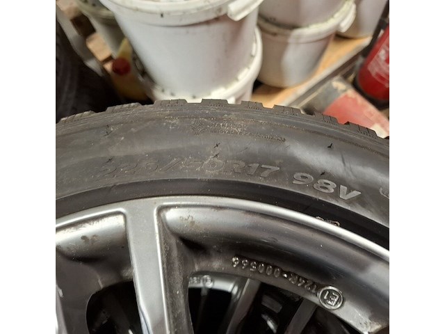 3x set banden met aluminium velgen, michelin / vredestein / hankook - afbeelding 8 van  9