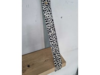 (3x) set leren plankdragers - snow leopard - 85x4 cm - afbeelding 1 van  1
