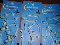 3x set van 4 stuks koekuitstekers - afbeelding 2 van  3