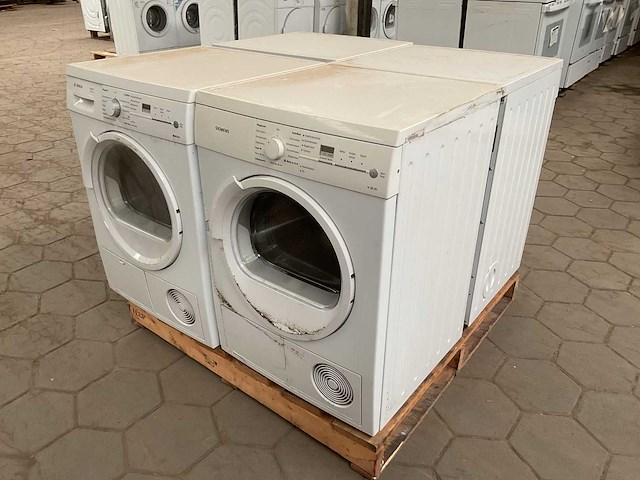 3x siemens en 1x bosch wasdrogers (4x) - afbeelding 1 van  4