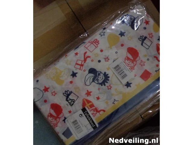 3x sinterklaas tafelkleed 180x130cm - afbeelding 3 van  3