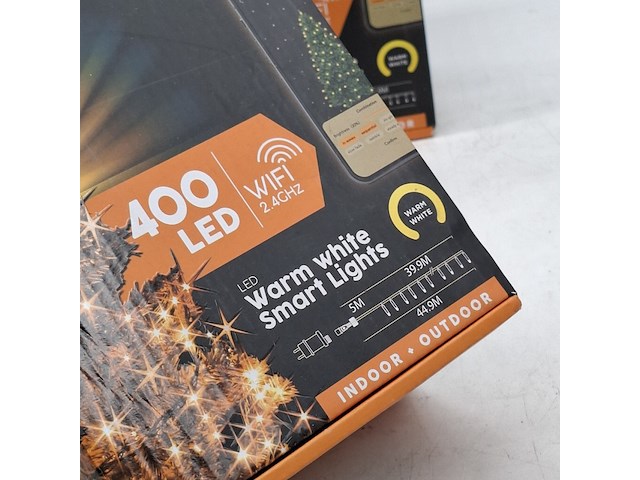 3x slinger met ledlampjes, lsc smart connect, warm white smart lights - afbeelding 3 van  5