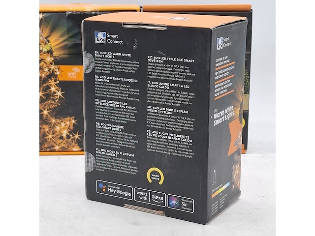 3x slinger met ledlampjes, lsc smart connect, warm white smart lights - afbeelding 4 van  5