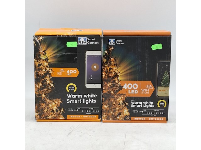 3x slinger met ledlampjes, lsc smart connect, warm white smart lights - afbeelding 5 van  5