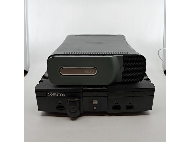 3x spelconsole met games, microsoft xbox - afbeelding 1 van  13