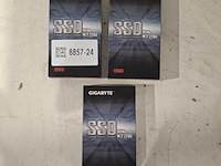 3x ssd kaart 128gb, gigabyte, nvme m.2 2280, 2022