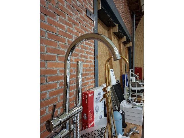 3x staande badkraan chroom - afbeelding 4 van  8