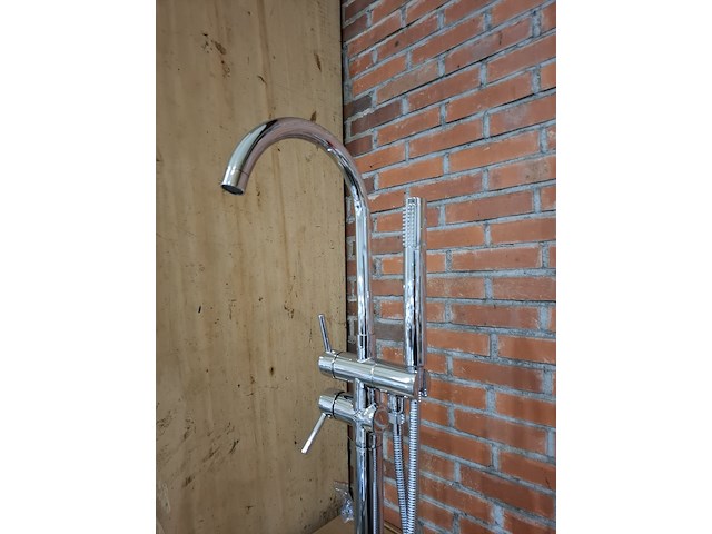 3x staande badkraan chroom - afbeelding 7 van  8